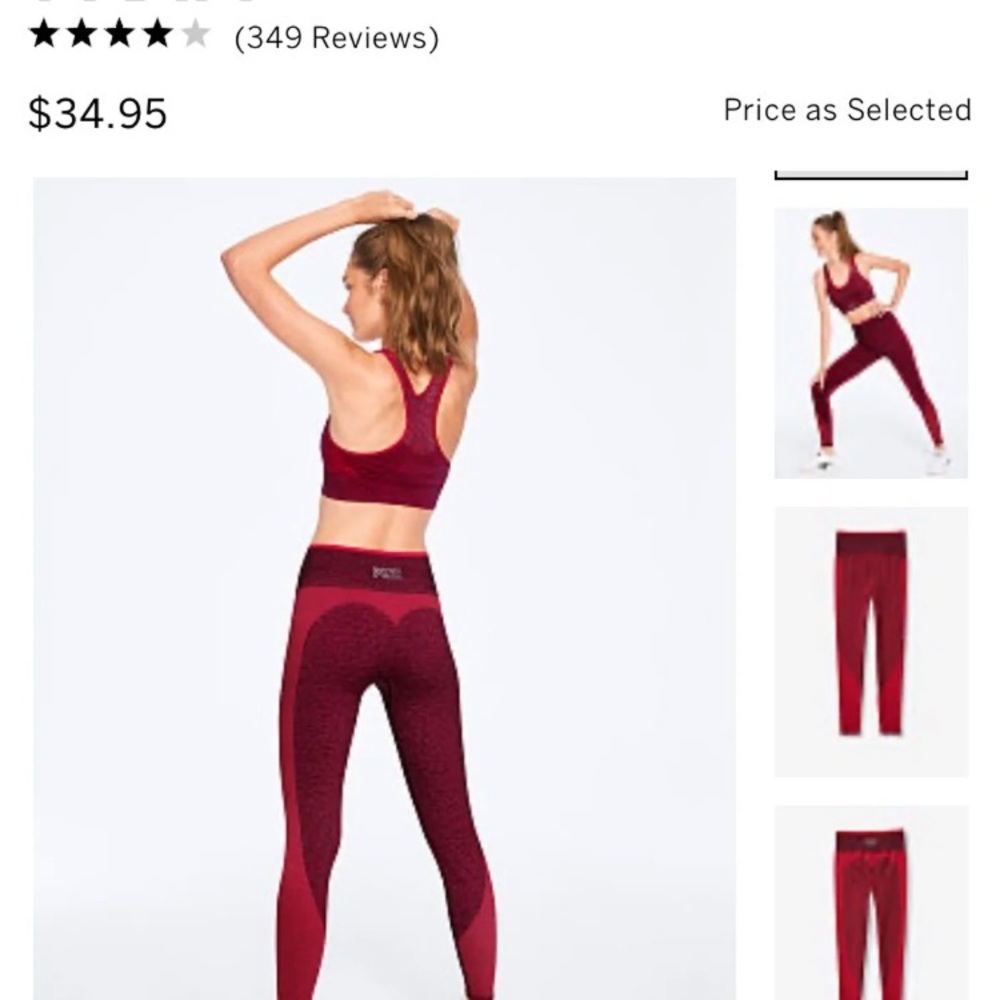 Victoria’s Secret pink seamless tights